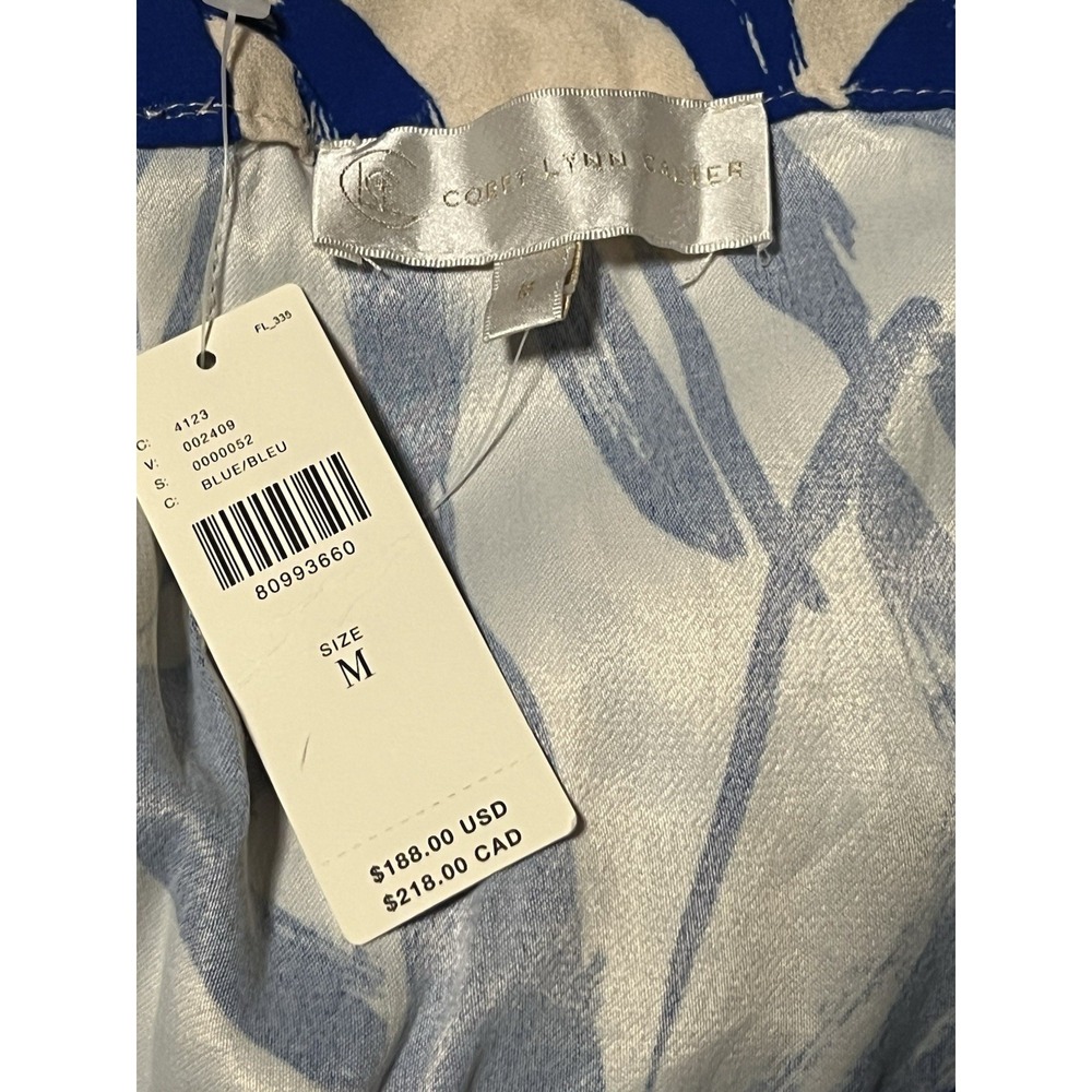 NWT Corey Lynn Calter Women's Strapless Jumpsuit - Size Medium 17" PTP $188 MSRP - Picture 6 of 7